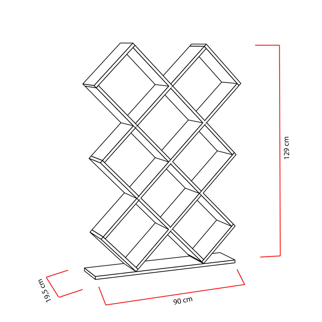 Pastatoma lentyna Kalune Design Kumsal, balta kaina ir informacija | Lentynos | pigu.lt