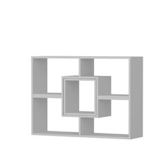 Напольный стеллаж Kalune Design Beled, белый цена и информация | Полки | pigu.lt