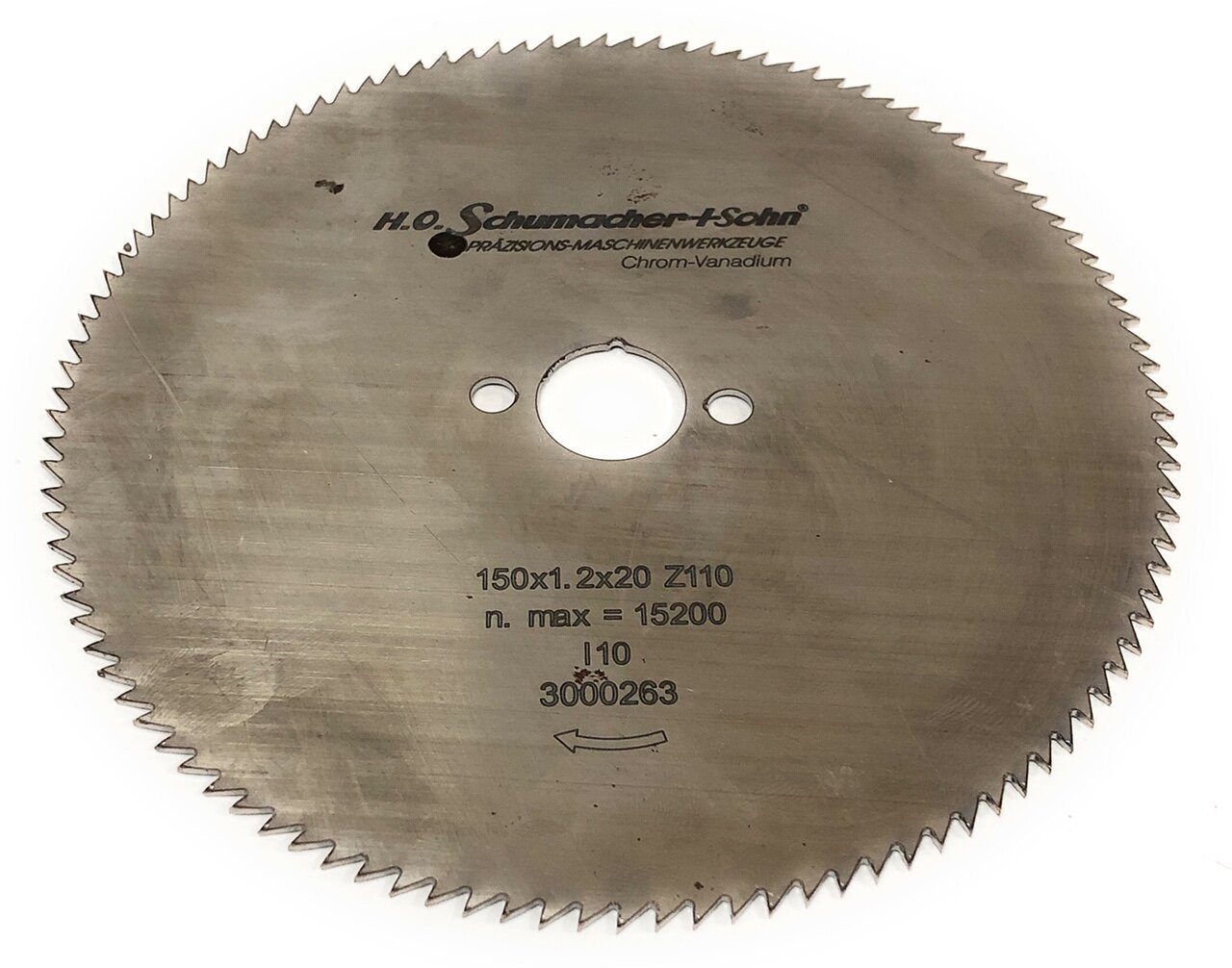 Medžio pjovimo diskas Ø150 x 1.2 x 20mm, Z-110, H.O Schumacher+Sohn цена и информация | Mechaniniai įrankiai | pigu.lt