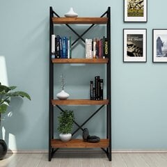 Напольный стеллаж Kalune Design Alaro Ladder, коричневый/черный цена и информация | Полки | pigu.lt