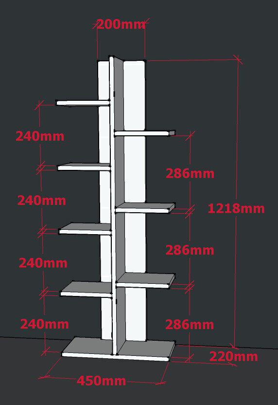 Lentyna Kalune Design Tree, balta kaina ir informacija | Lentynos | pigu.lt