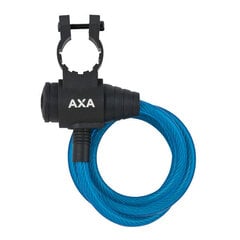 Dviračio užraktas AXA Zipp 8x1200 mm, mėlynas kaina ir informacija | Užraktai dviračiams | pigu.lt