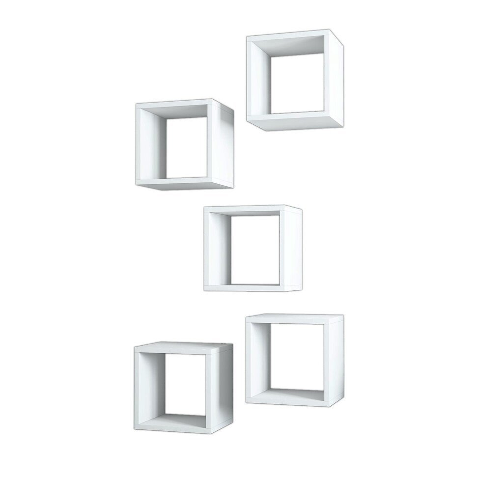 Pakabinama lentyna Kalune Design Box Cube, balta kaina ir informacija | Lentynos | pigu.lt
