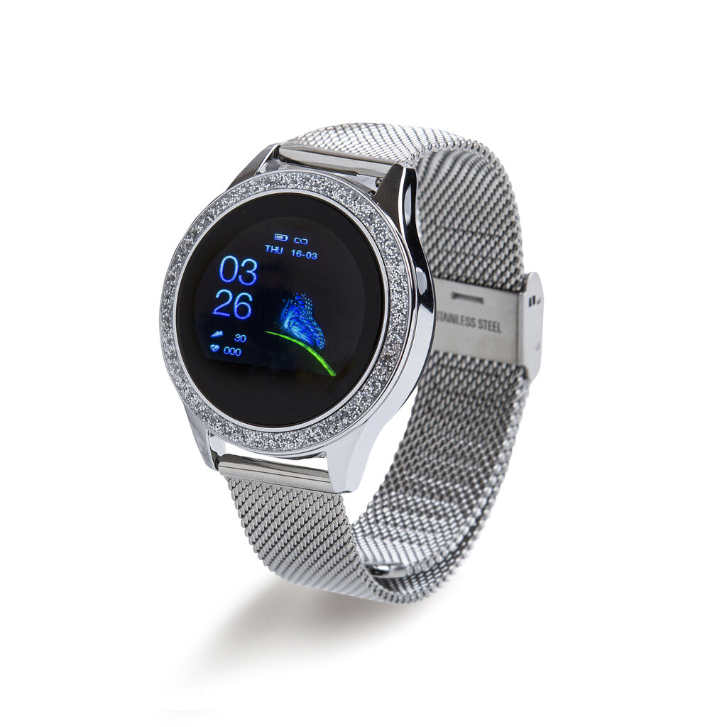 OROMED ORO-SMART CRYSTAL SILVER išmanusis laikrodis kaina ir informacija | Išmanieji laikrodžiai (smartwatch) | pigu.lt