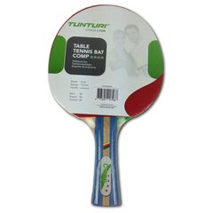 Stalo teniso raketė Tunturi Tabletennis Bat Comp, 1 vnt, įvairių spalvų цена и информация | Ракетки для настольного тенниса, чехлы и наборы | pigu.lt