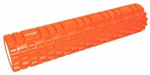 Masažinis treniruočių cilindras Tunturi Grid, 61 cm, oranžinis kaina ir informacija | Masažo reikmenys | pigu.lt
