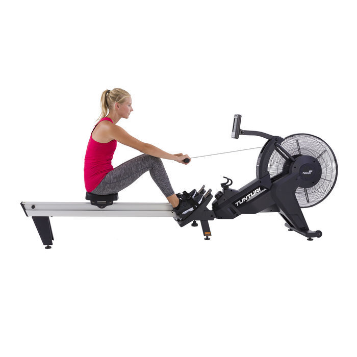 Irklavimo treniruoklis Tunturi Platinum Pro Air Rower PRO kaina ir informacija | Irklavimo treniruokliai | pigu.lt