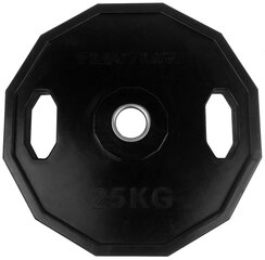 Svoris Tunturi Olympic Rubber Plate, 25 kg kaina ir informacija | Svoriai, svarmenys, štangos | pigu.lt