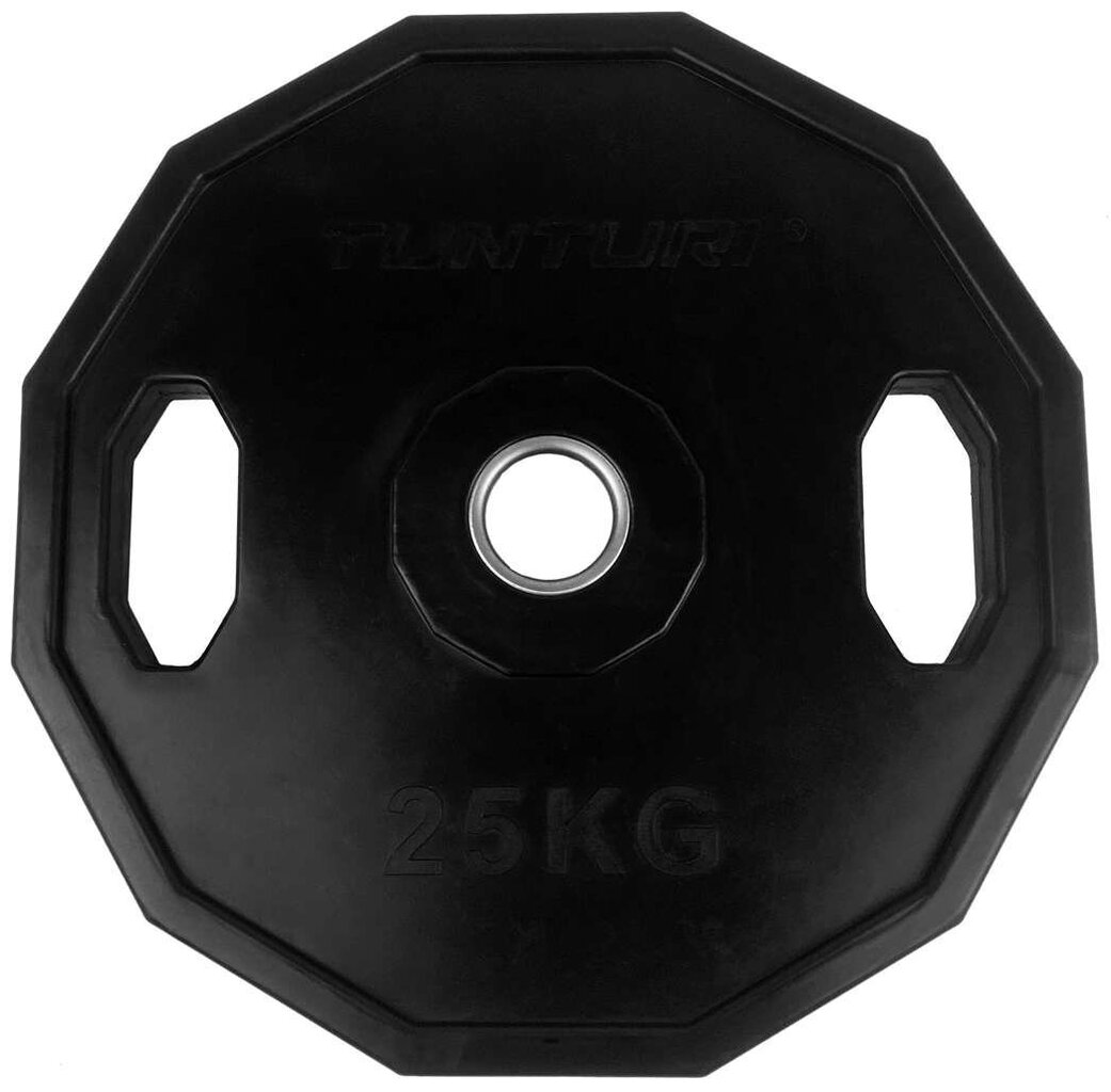 Svoris Tunturi Olympic Rubber Plate, 25 kg kaina ir informacija | Svoriai, svarmenys, štangos | pigu.lt