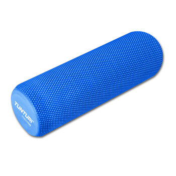 Masažinis treniruočių cilindras Tunturi Yoga EVA 40 cm, mėlynas kaina ir informacija | Masažo reikmenys | pigu.lt