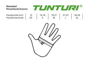 Тренировочные перчатки Tunturi Fitness Gloves High Impact, M размер, желтый/черный цвет цена и информация | Тренировочные перчатки | pigu.lt