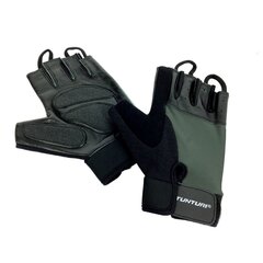 Treniruočių pirštinės Tunturi Fitness Gloves Pro Gel, XL dydis, pilkos/juodos kaina ir informacija | Treniruočių pirštinės | pigu.lt