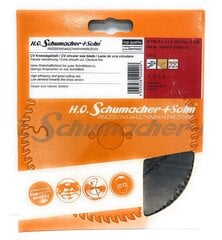 Medžio pjovimo diskas Ø156.5 x 1.2 x 12.7mm, Z-110, H.O Schumacher+Sohn kaina ir informacija | Mechaniniai įrankiai | pigu.lt