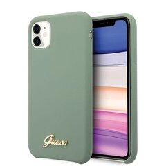 Guess dėklas telefonui skirtas iPhone 11, khaki kaina ir informacija | Telefono dėklai | pigu.lt