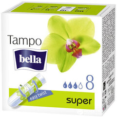 Тампоны Bella Tampo Super, 8 шт. цена и информация | Тампоны, гигиенические прокладки для критических дней, ежедневные прокладки | pigu.lt