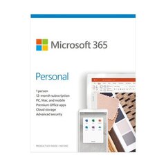 Microsoft 365 Personal QQ2-00989 1 Perso kaina ir informacija | Biuro programos | pigu.lt