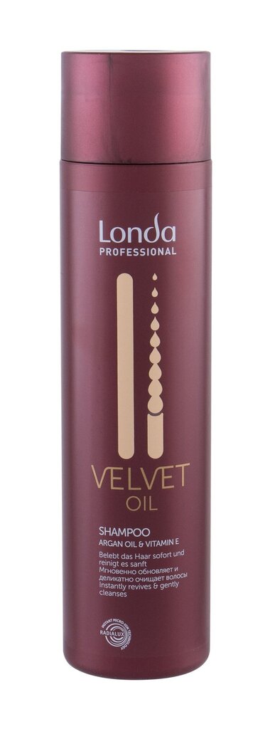 Plaukų šampūnas Londa Professional Velvet Oil, 250 ml kaina ir informacija | Šampūnai | pigu.lt