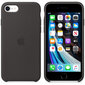 Apple Silicone Case, skirtas iPhone 7 / 8 / SE (2020), juodas kaina ir informacija | Telefono dėklai | pigu.lt