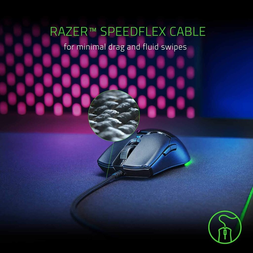 Razer Viper Mini, juoda kaina ir informacija | Pelės | pigu.lt