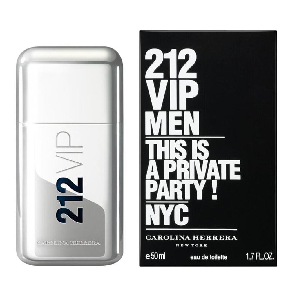 Tualetinis vanduo Carolina Herrera 212 VIP Men EDT vyrams 50 ml цена и информация | Kvepalai vyrams | pigu.lt