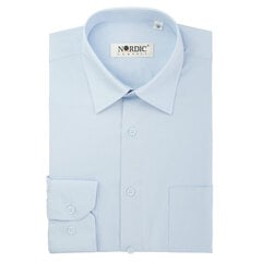 Мужская рубашка NORDIC, приталенный силуэт с длинным рукавом kaina ir informacija | Рубашка мужская | pigu.lt