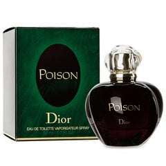 Tualetinis vanduo Dior Poison EDT moterims 50 ml kaina ir informacija | Dior Kvepalai, kosmetika | pigu.lt