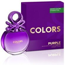 Tualetinis vanduo Benetton Colors Purple Woman EDT moterims 50 ml kaina ir informacija | Kvepalai moterims | pigu.lt