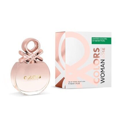 Tualetinis vanduo Benetton Colors Woman Rose EDT moterims, 50 ml kaina ir informacija | Kvepalai moterims | pigu.lt