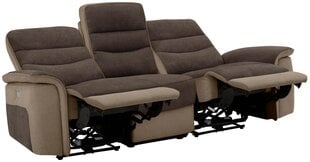 Трехместный диван Notio Living Marshall, коричневый/бежевый цена и информация | Диваны | pigu.lt