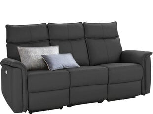 Трехместный диван-реклайнер Notio Living Zola, серый цена и информация | Диваны | pigu.lt