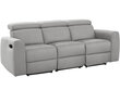 Sofa-reglaineris Notio Living Capena, gobelenas, pilka kaina ir informacija | Sofos | pigu.lt