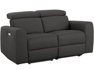 Двухместный диван с электрической функцией отдыха Notio Living Capena, искусственная кожа, коричневый цена и информация | Диваны | pigu.lt