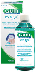 Ополаскиватель Paroex 0,06% CHX + 0,05% ‘PC 500 мл противовоспалительная серия GUM® (1702) цена и информация | Зубные щетки, пасты | pigu.lt