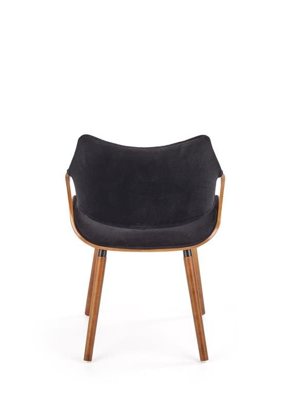 Kėdė Halmar K396, juoda/ruda kaina ir informacija | Virtuvės ir valgomojo kėdės | pigu.lt