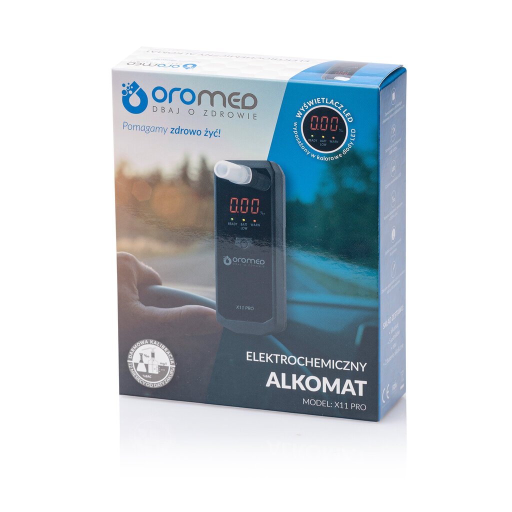 Elektrocheminis alkotesteris OROMED X11 PRO цена и информация | Alkotesteriai | pigu.lt