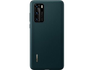 Huawei PU Case, skirtas Huawei P40, žalias kaina ir informacija | Telefono dėklai | pigu.lt