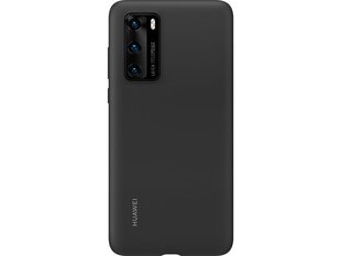 Huawei Silicone Case для Huawei P40, черный цена и информация | Чехлы для телефонов | pigu.lt