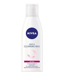 Молочко очищающее для сухой кожи Nivea Daily Essentials 200 мл цена и информация | Средства для очищения лица | pigu.lt