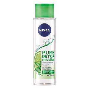 Micelinis šampūnas su žaliąja arbata ir laimu Nivea Pure Detox 400 ml kaina ir informacija | Šampūnai | pigu.lt