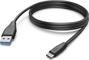 Hama 001833430000, USB-A - USB-C, 3 m kaina ir informacija | Laidai telefonams | pigu.lt