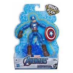 Žaidimų figūrėlė Avengers Flex Captain America цена и информация | Развивающие игрушки | pigu.lt