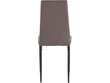 2-jų kėdžių komplektas Notio Living Sally, rudas цена и информация | Virtuvės ir valgomojo kėdės | pigu.lt