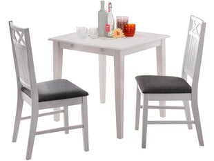Комплект мебели для столовой Notio Living Flik 80, белый цена и информация | Комплекты мебели для столовой | pigu.lt