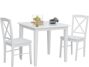 Комплект мебели для столовой Notio Living Flik/Sori 80, белый цена и информация | Комплекты мебели для столовой | pigu.lt