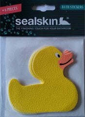 SEALSKIN DUCKLING нескользкие декоры, желтые цена и информация | Набор акскссуаров для ванной | pigu.lt