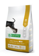 Nature's Protection Mini Senior Poultry vyresnio amžiaus mažų veislių šunims, 2kg kaina ir informacija | Sausas maistas šunims | pigu.lt