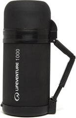 Termosas maistui Lifeventure TiV Widemouth Vacuum Flask 1000 Dark Grey kaina ir informacija | Termosai, termopuodeliai | pigu.lt