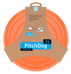 Žaislas šunims PitchDog 24 cm, oranžinis kaina ir informacija | Žaislai šunims | pigu.lt