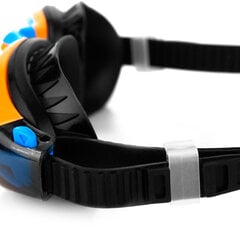 Детские плавательные очки Spokey Taxo, черные/оранжевые цена и информация | Очки для плавания | pigu.lt