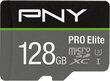 PNY microSD kortelė, 128 GB цена и информация | Atminties kortelės telefonams | pigu.lt